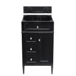 Brittany 30IN Single Vanity Cabinet Black Onyx