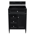 Brittany 36IN Single Vanity Cabinet Black Onyx