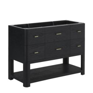 Lucian 48IN Single Vanity Carbon Oak