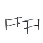 Milan 18.1IN Depth Stainless Steel Base(Tall) Matte black