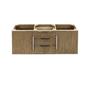 Columbia 59IN Double Vanity Cabinet Latte Oak No Hardware