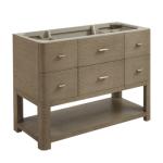 Lucian 48IN Single Vanity Pebble Oak