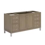 Chicago 60IN Single Vanity Walnut Whisper