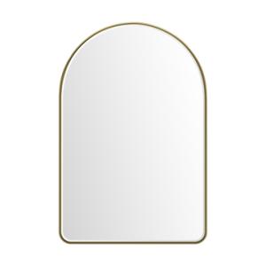 Rohe 24IN Arched Mirror Champagne Brass