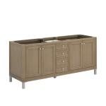 Chicago 72IN Double Vanity Walnut Whisper