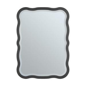 Rowyn Wavy 28IN Mirror Carbon Oak