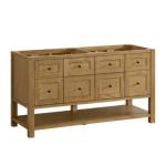 Breckenridge 60IN Double Vanity Light Natural Oak