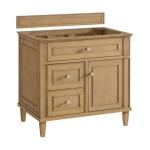 Lorelai 36IN Single Vanity Light Natural Oak