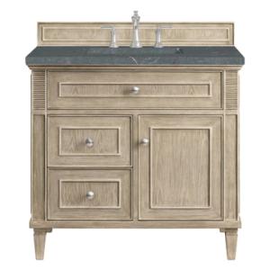 Lorelai 36IN Single Vanity Whitewashed Oak w/ 3 CM Parisien Bleu Silestone Top