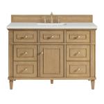 Lorelai 48IN Single Vanity Light Natural Oak w/ 3 CM Lime Delight Silestone Top