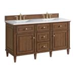 Lorelai 60IN Double Vanity Mid-Century Walnut
