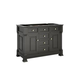 Brookfield 48IN Single Vanity Cabinet Black Onyx