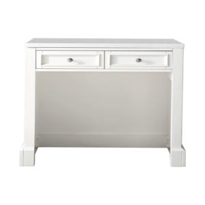 De Soto 30IN Countertop Unit Bright White w/ 3 CM White Zeus Silestone Top