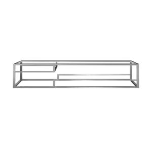 59IN Cabinet base for Columbia Cabinets Satin Nickel
