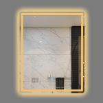 Square Bathroom LED Light Mirror 60x30 - Call for Price