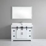 Barn Door Vanity 36" Single Vanity - White - Call for Price