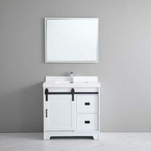 Barn Door Vanity 48" Single Vanity - Grey - Call for Price