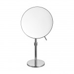 Aqua Rondo Magnifying Mirror With Adjustable Height