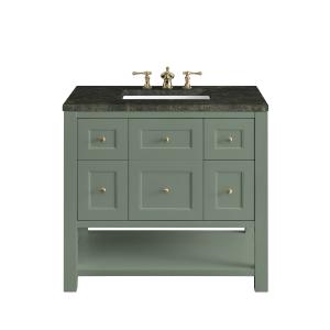 Breckenridge 36" Single Vanity, Smokey Celadon, w/ 3 CM Phantome Eclos Top