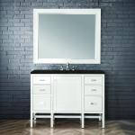 Addison 48" Single Vanity, Glossy White, w/ 3 CM Phantome Eclos Top
