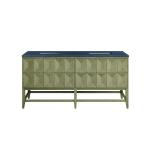 Emmeline 72" Double Vanity, Pebble Oak w/ 3 CM Charcoal Soapstone Top