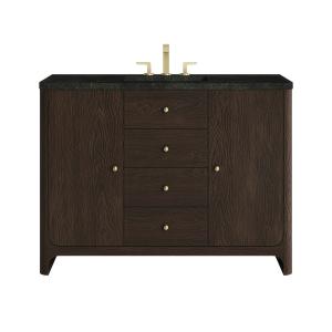 Gracyn 48" Single Vanity, Sable, w/ 3 CM Phantome Eclos Widespread Top
