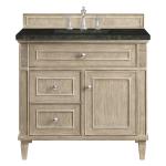 Lorelai 36" Single Vanity, Whitewashed Oak, w/ 3 CM Phantome Eclos Top