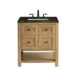 Breckenridge 30" Single Vanity, Light Natural Oak, w/ 3 CM Phantome Eclos Top