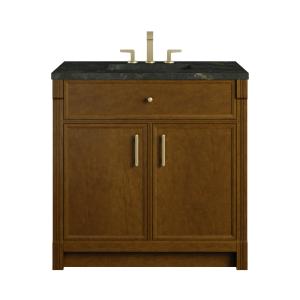 Bellshire 36" Single Vanity, Honey Oak w/ 3 CM Phantome Eclos Top