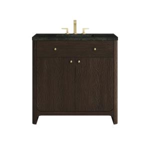 Gracyn 36" Single Vanity, Sable, w/ 3 CM Phantome Eclos Widespread Top