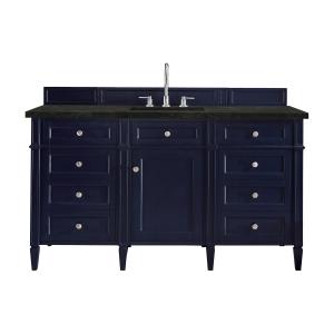 Brittany 60" Single Vanity, Victory Blue, w/ 3 CM Phantome Eclos Top