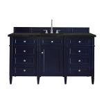 Brittany 60" Single Vanity, Victory Blue, w/ 3 CM Phantome Eclos Top