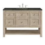 Breckenridge 48" Single Vanity, Whitewashed Oak, w/ 3 CM Phantome Eclos Top