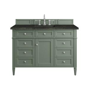 Brittany 48" Single Vanity, Smokey Celadon, w/ 3 CM Phantome Eclos Top