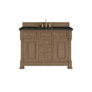 Brookfield 48" Single Vanity, Pecan, w/ 3 CM Phantome Eclos Top