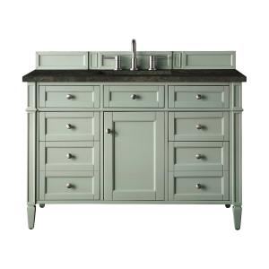 Brittany 48" Single Vanity, Sage Green, w/ 3 CM Phantome Eclos Top