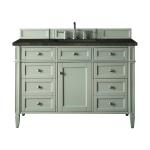 Brittany 48" Single Vanity, Sage Green, w/ 3 CM Phantome Eclos Top