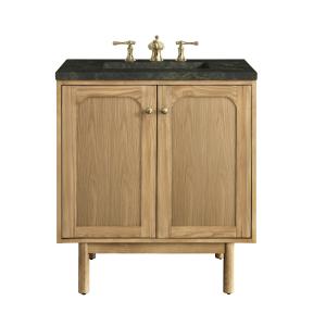 Laurent 30" Single Vanity, Light Natural Oak, w/ 3 CM Phantome Eclos Top