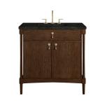 Kinnsden 36" Single Vanity, Sable Oak w/ 3 CM Phantome Eclos Top