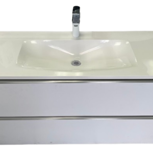 48" Wall Mount Vanity Glossy White