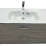 39" Wall Mount Vanity Dark Gray