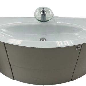 48" Wall Mounted Vanity Rounded Bianco