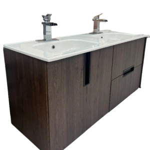 48" Wall Mount Double Vanity