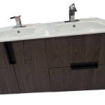 48" Wall Mount Double Vanity