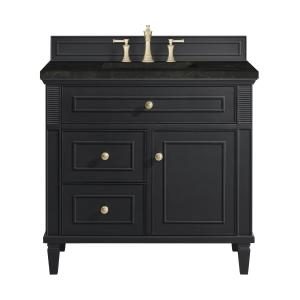 Lorelai 36" Single Vanity, Black Onyx, w/ 3 CM Phantome Eclos Top