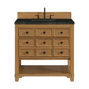 Malibu 36" Single Vanity, Amber Birch, w/ 3 CM Phantome Eclos Top