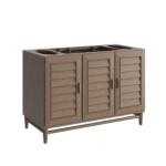 Portland 48IN Single Vanity Cabinet Whitewashed Walnut