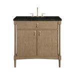 Kinnsden 36" Single Vanity, Weathered Oak w/ 3 CM Phantome Eclos Top