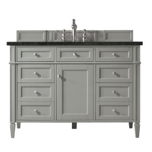 Brittany 48" Single Vanity, Urban Gray, w/ 3 CM Phantome Eclos Top