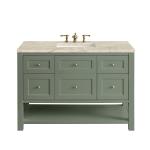 Breckenridge 48" Single Vanity, Smokey Celadon, w/ 3 CM Tajnar Eclos Top w/FreePower Wireless Charger